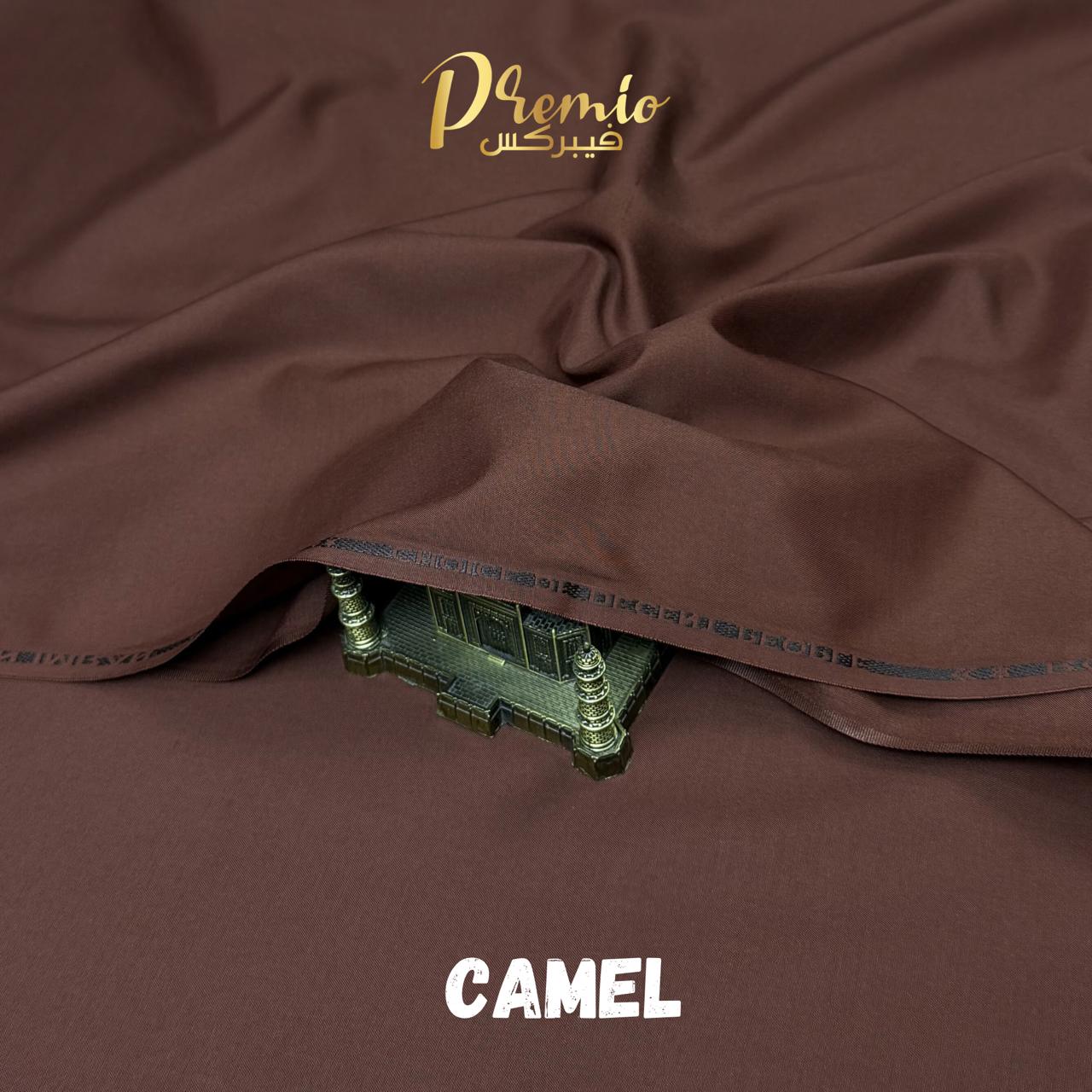 Premium Wash & Wear Bosky Finish - Camel