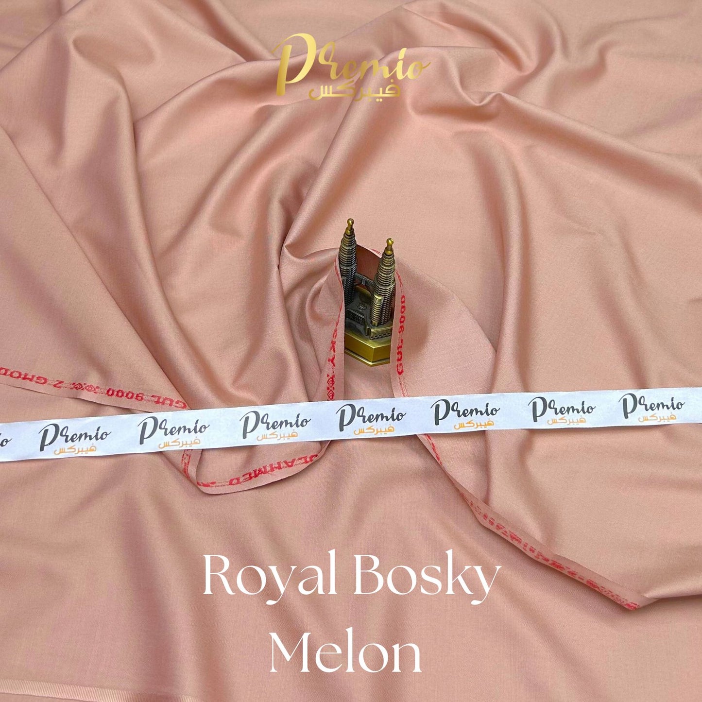 Premium Wash & Wear Bosky Finish - Melon