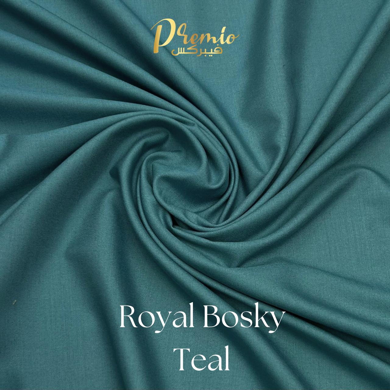 Premium Wash & Wear Bosky Finish - Teal