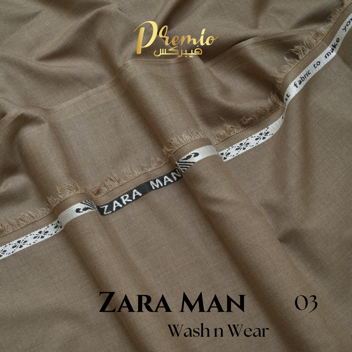 Gents Suit Zara Man Wash & Wear Color