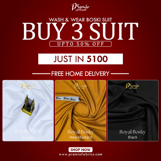 Buy 3 Suits in 5100/-