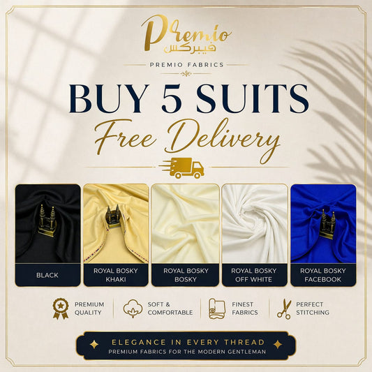 Buy 5 Suits in 8000/-