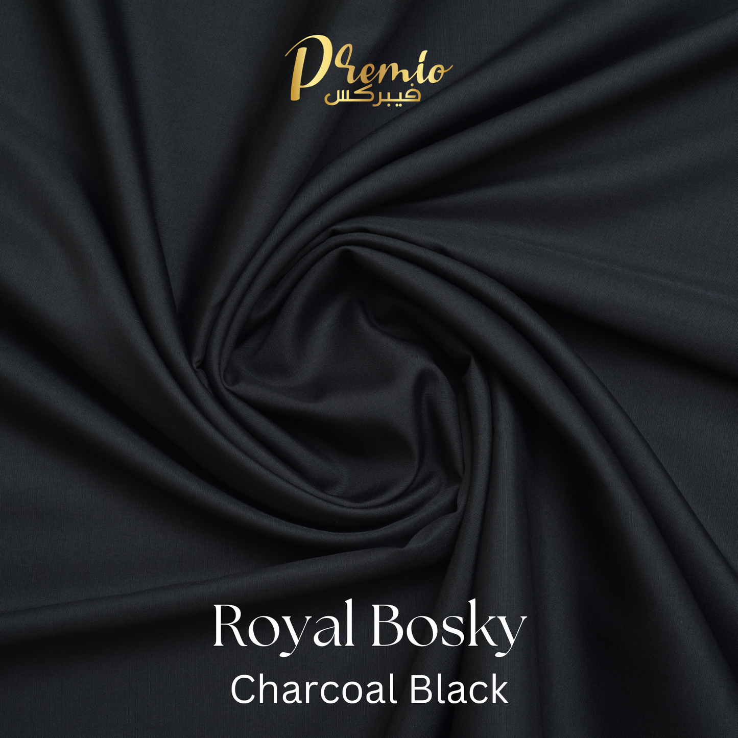 Gents Suit Royal Bosky Color Charcoal Black