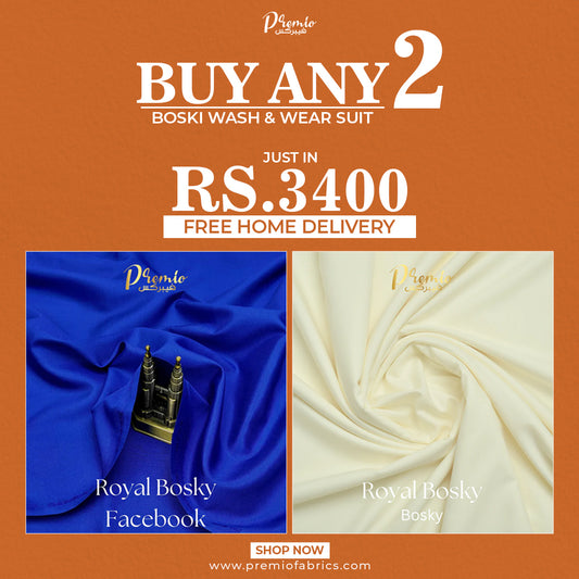 Buy 2 Suits in 3400/-