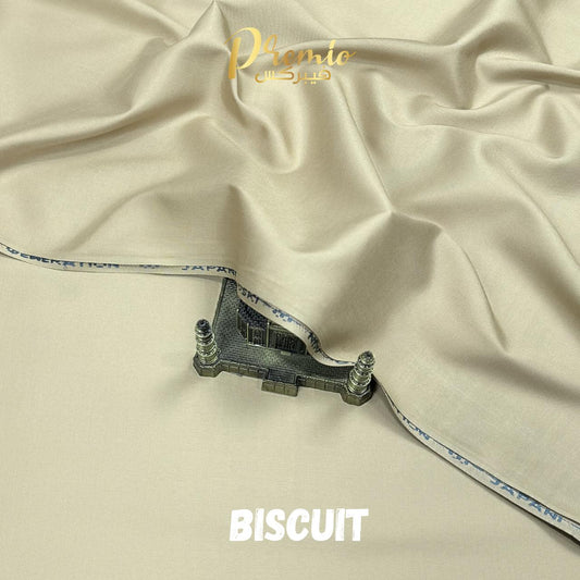 Premium Wash & Wear Bosky Finish - Biscuit