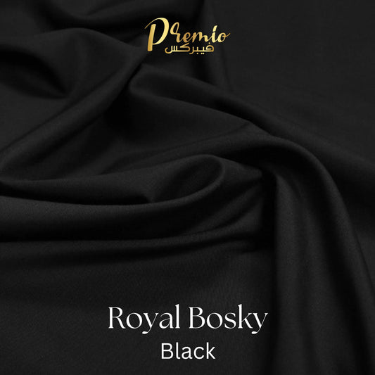 Premium Wash & Wear Bosky Finish - Black