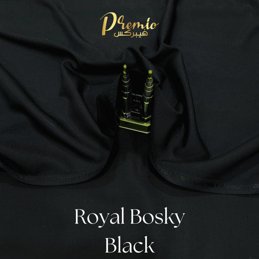 Premium Wash & Wear Bosky Finish - Black