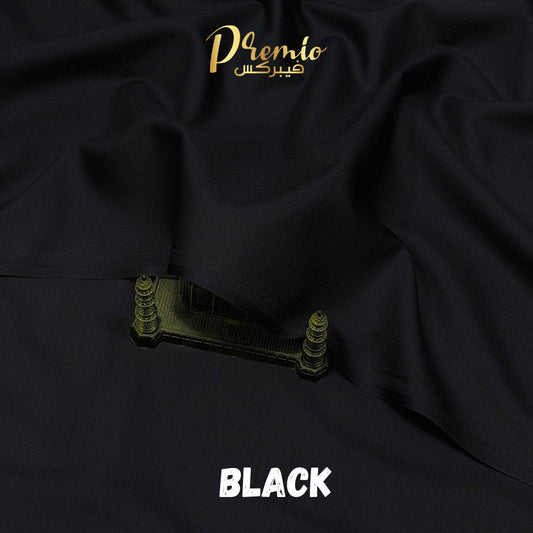 Premium Wash & Wear Bosky Finish - Black