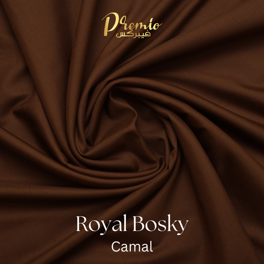 Premium Wash & Wear Bosky Finish - Camel