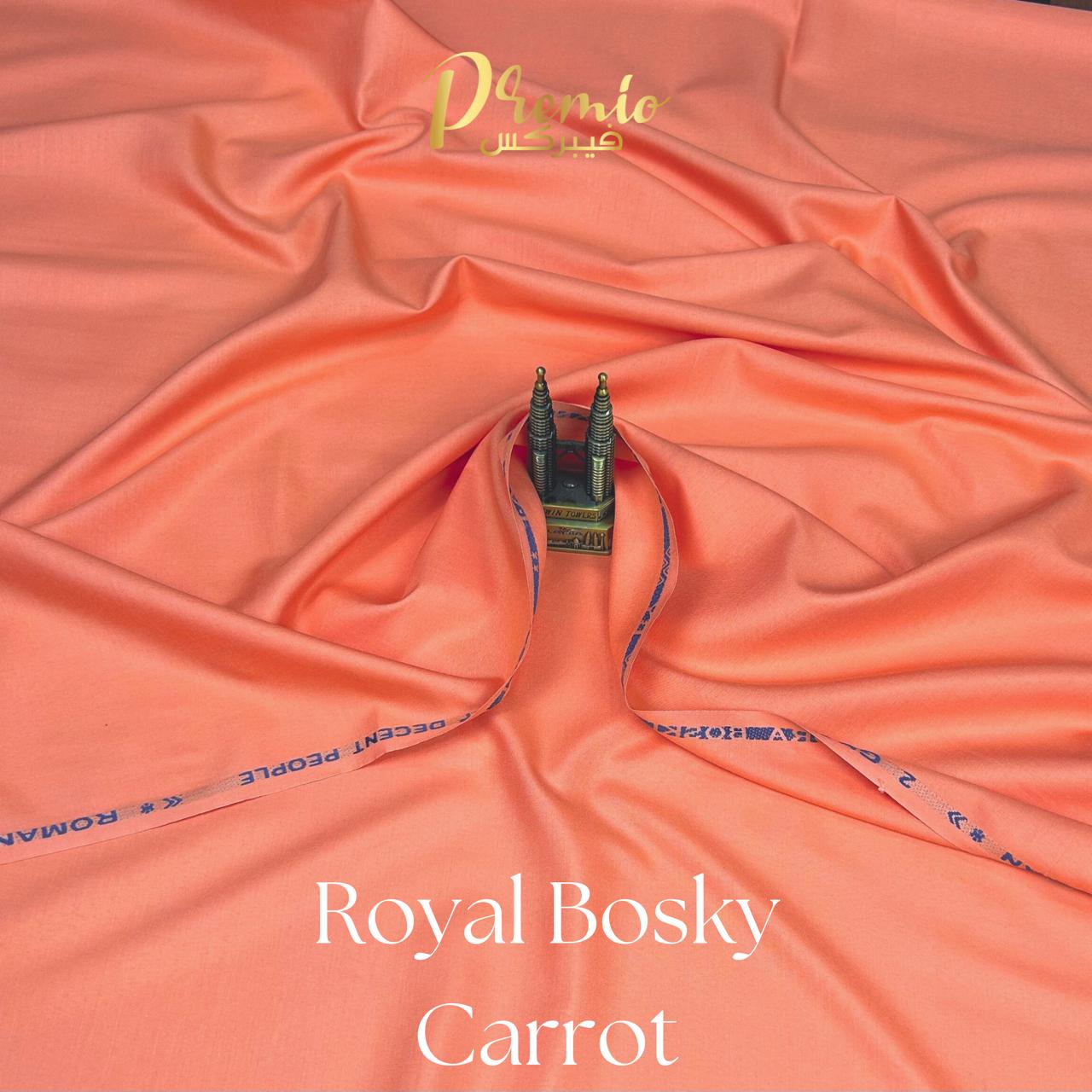 Premium Wash & Wear Bosky Finish - Carrot