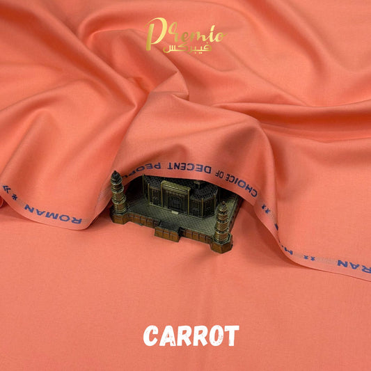 Premium Wash & Wear Bosky Finish - Carrot