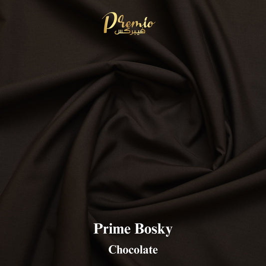 Premium Wash & Wear Bosky Finish - Chocolate