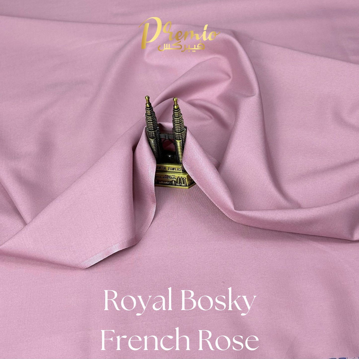 Premium Wash & Wear Bosky Finish - French Rose