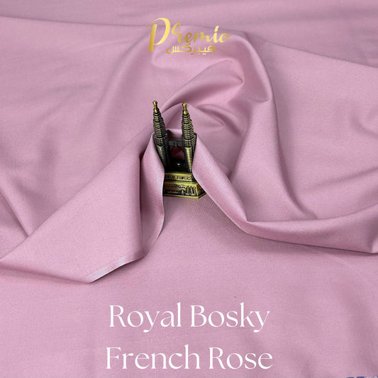 Premium Wash & Wear Bosky Finish - French Rose
