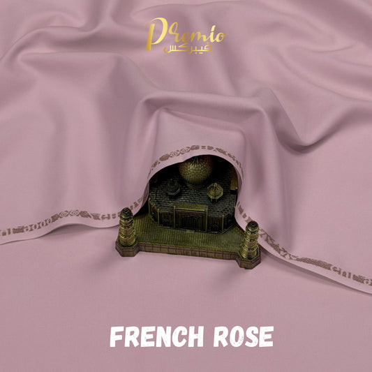 Premium Wash & Wear Bosky Finish - French Rose