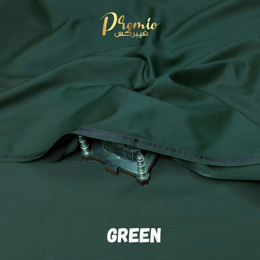 Premium Wash & Wear Bosky Finish - Green