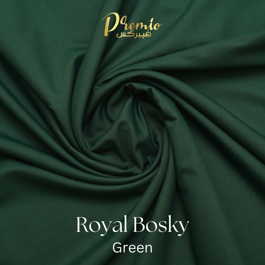 Premium Wash & Wear Bosky Finish - Green