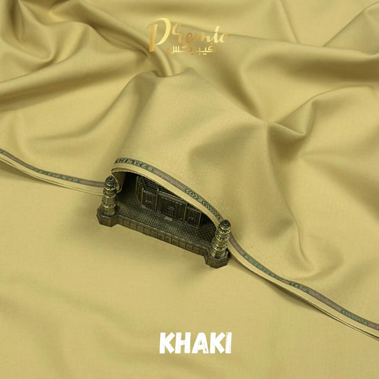 Premium Wash & Wear Bosky Finish - Khaki