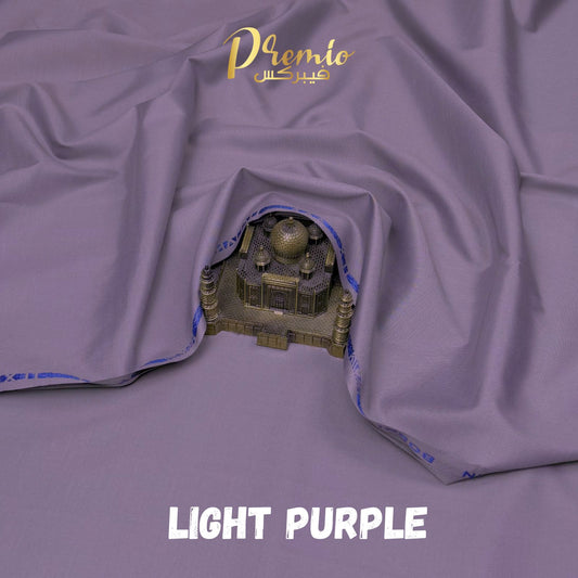 Premium Wash & Wear Bosky Finish - Light Purple