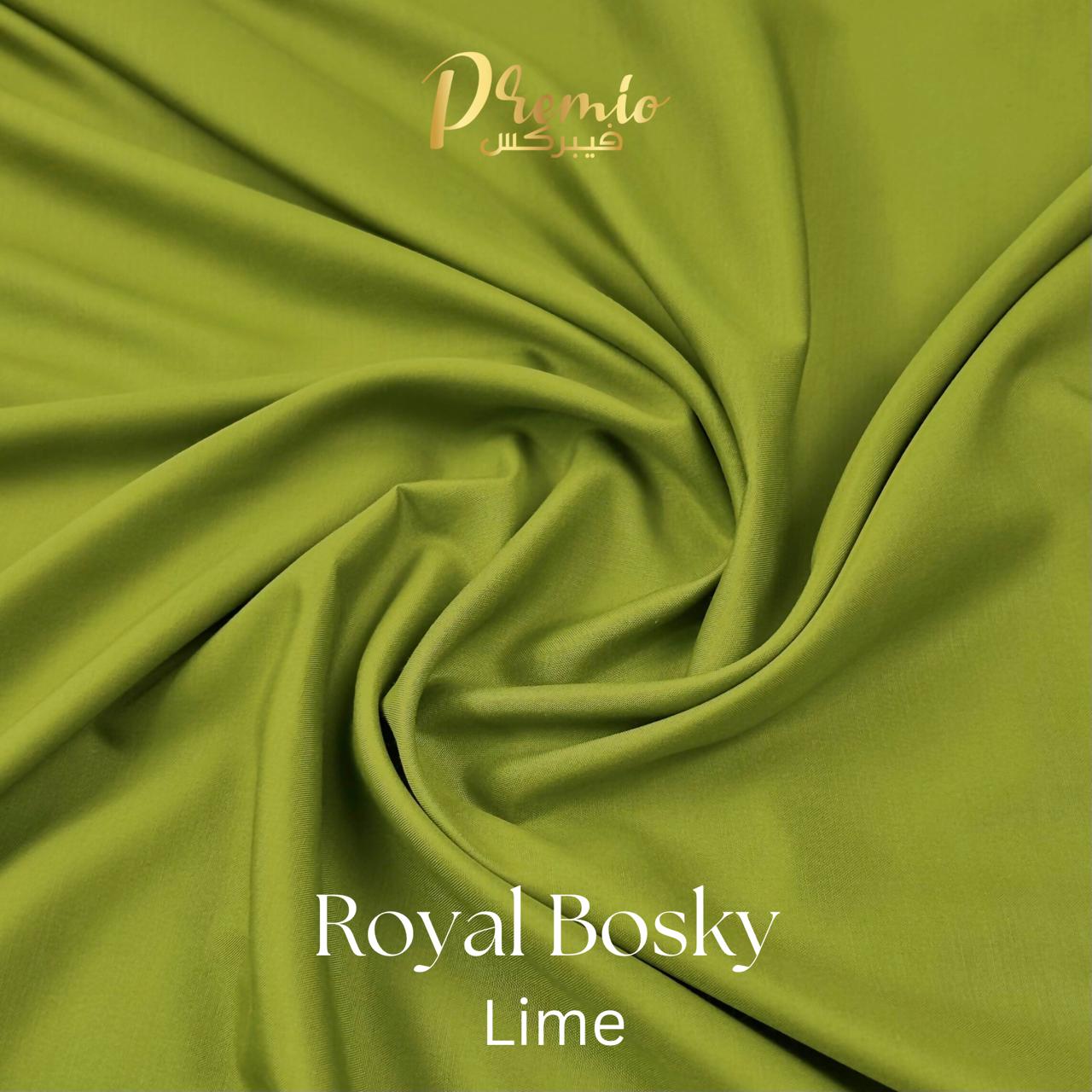 Premium Wash & Wear Bosky Finish - Lime
