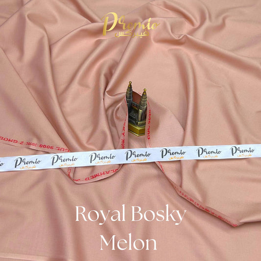 Premium Wash & Wear Bosky Finish - Melon