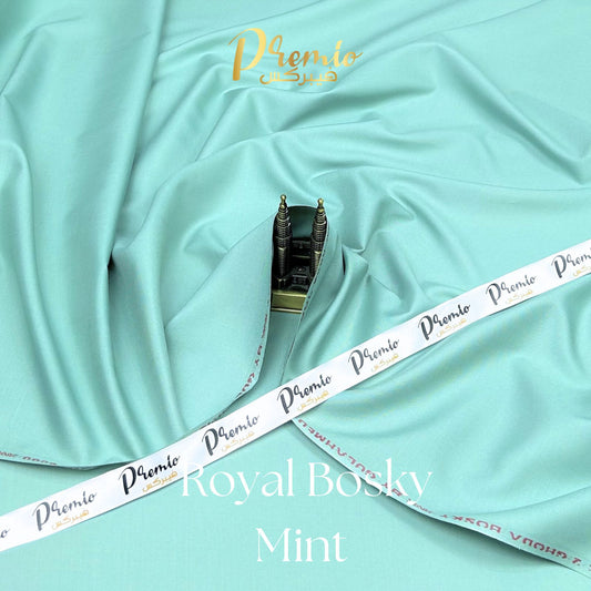 Premium Wash & Wear Bosky Finish - Mint