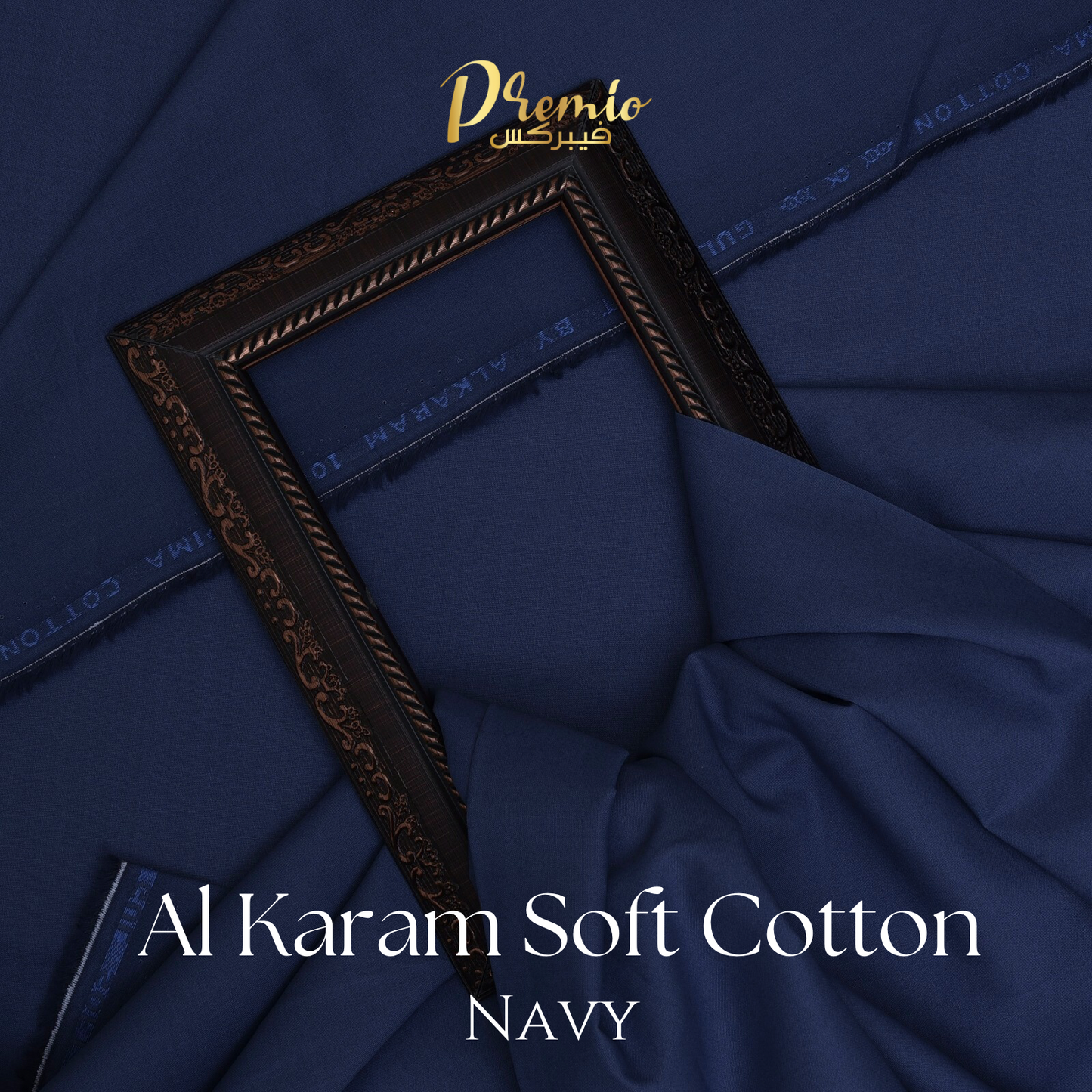 Al Karam Soft Cotton Color Navy