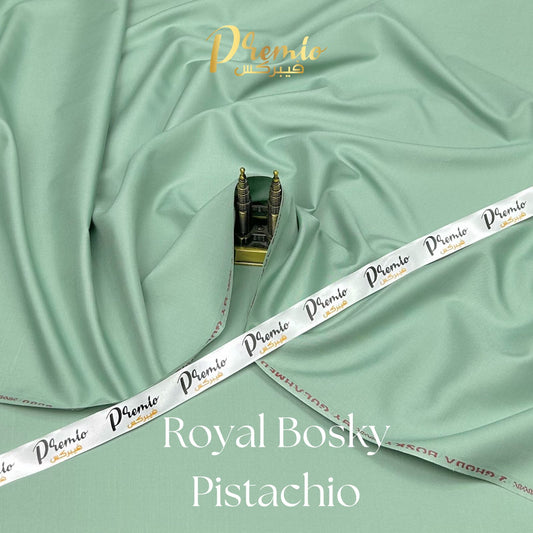 Premium Wash & Wear Bosky Finish - Pistachio