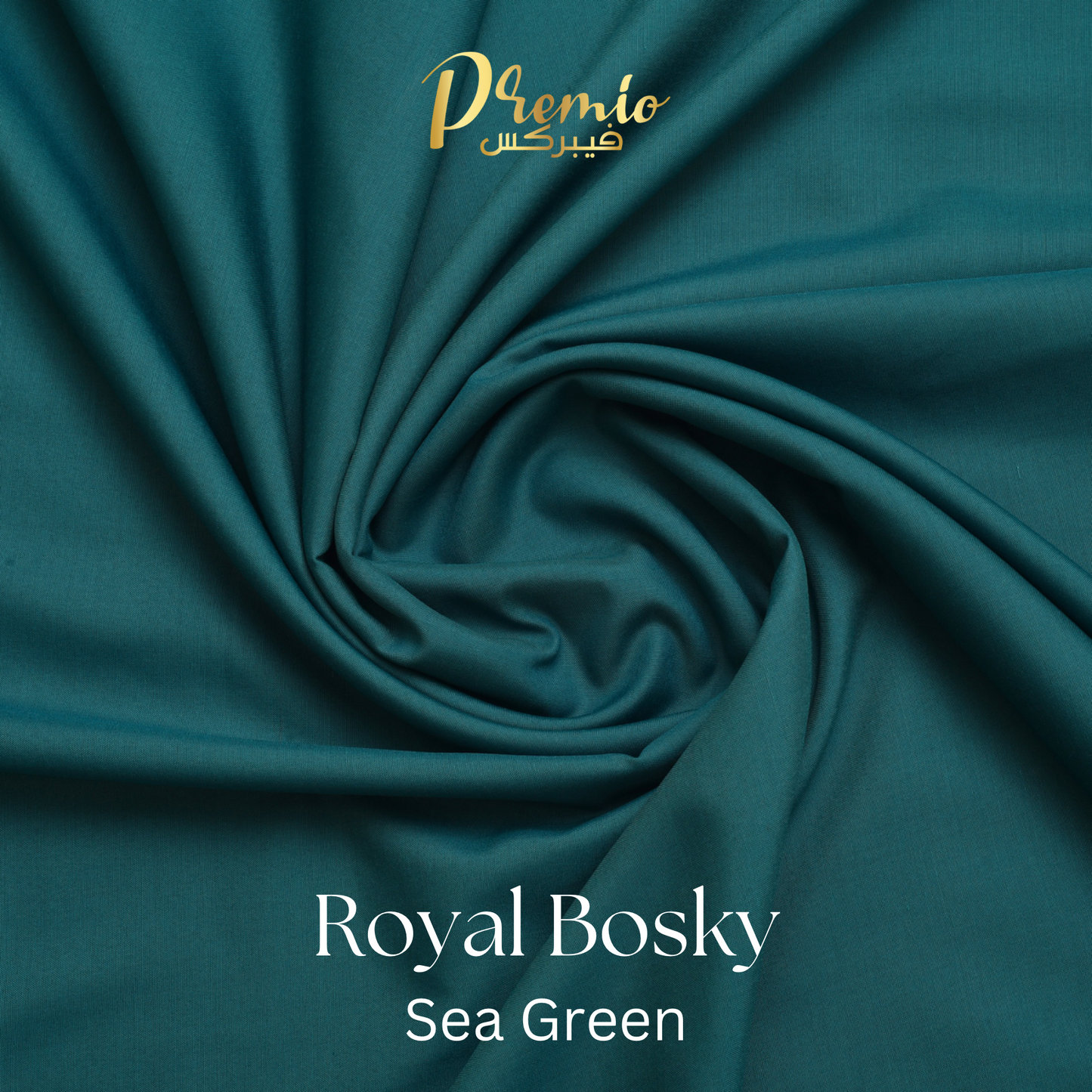 Premium Wash & Wear Bosky Finish - Sea Green