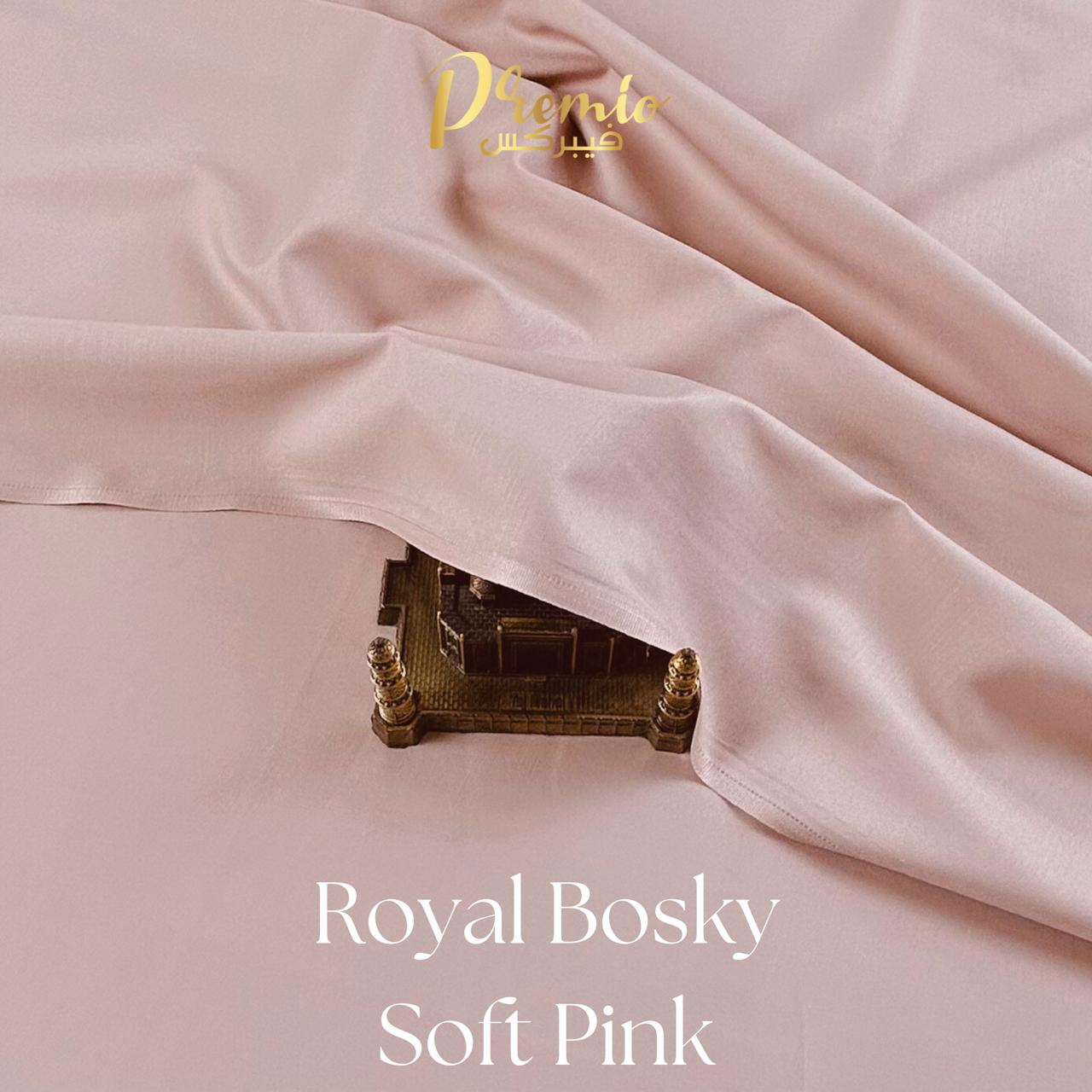 Premium Wash & Wear Bosky Finish - Soft Pink