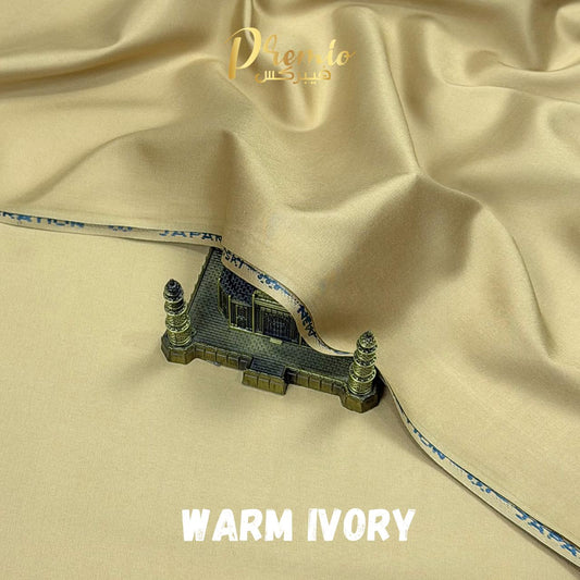 Premium Wash & Wear Bosky Finish - Warm Ivory